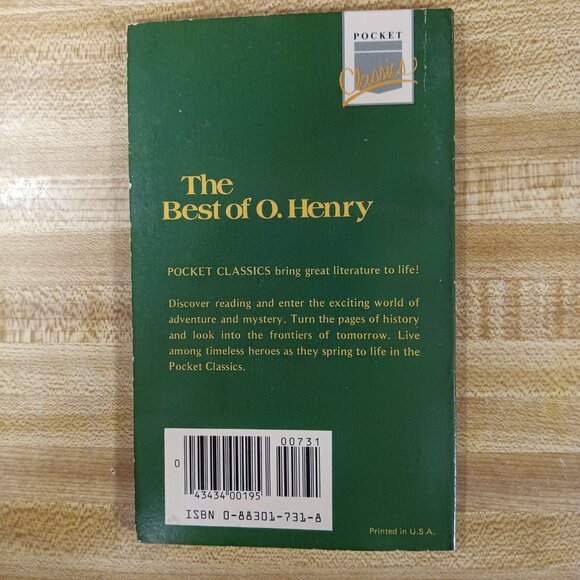 Best of O Henry William Sidney Porter  1984 B&W Pocket Classics Comic PB Vintage - Picture 2 of 6